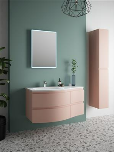 Tema Albertis Mirror C/W Frosted Edge - 35177