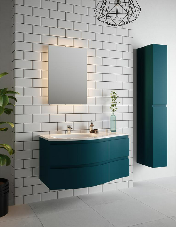 Tema Stefano Black Lit LED Mirror - 35176