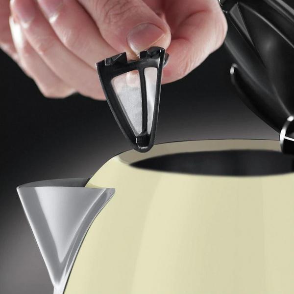 Russell Hobbs Cream & Steel Kettle 1.7L - 61188