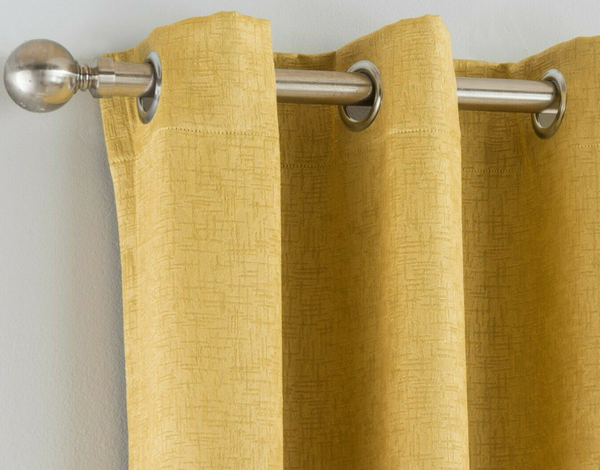 Vogue Ochre Curtains 90x90