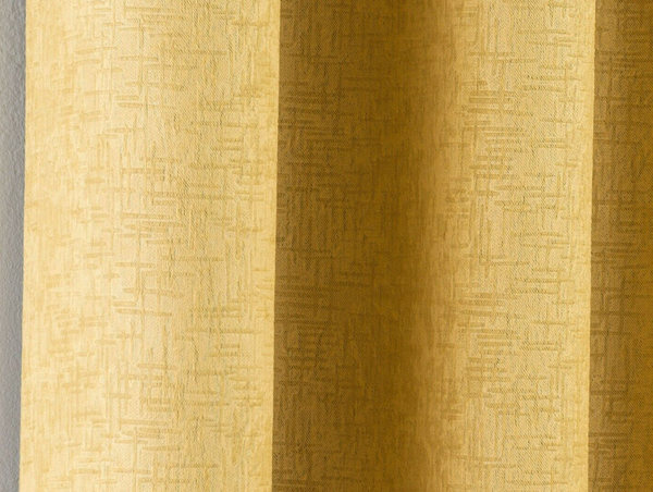 Vogue Ochre Curtains 90x90