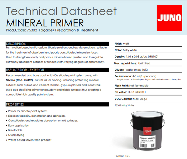 JUNO Mineral Primer 15LTR - 75345