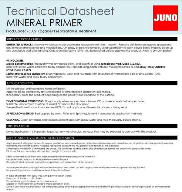 JUNO Mineral Primer 15LTR - 75345