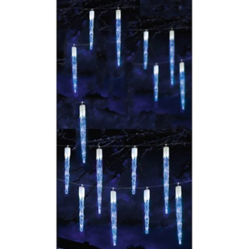 24 Chaser Icicles with 72 Blue LEDs - 661336