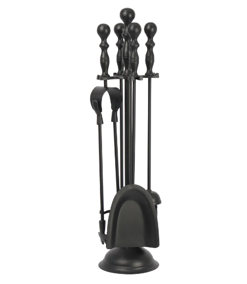 Victorian  Heavy Duty Black Companion Set - 420495