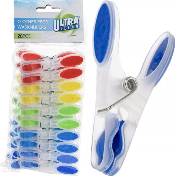 Soft Grip Clothes Pegs 20 PCS -  649667