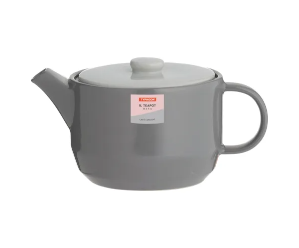 Typhoon Grey 1L Teapot - 64882
