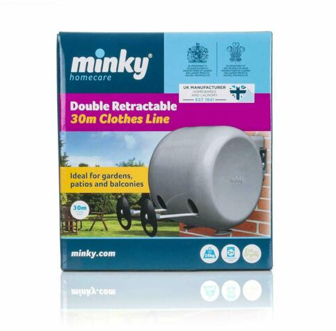 Minky 30m Retractable Clothes Line - 6402452