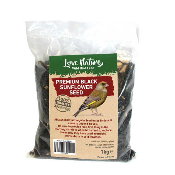 Love Nature Premium Black Sunflower Seed 1kg - 392419