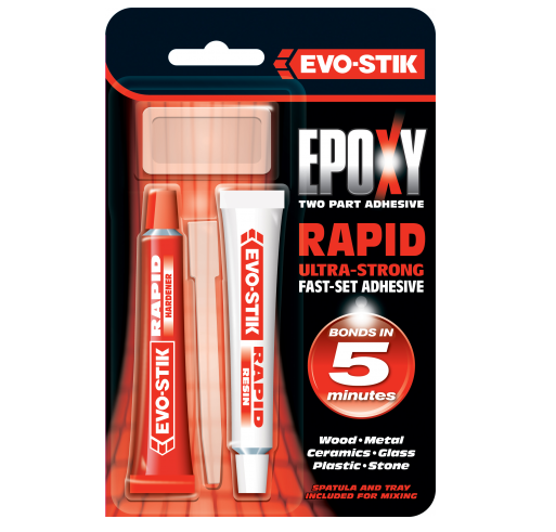 Evo-Stik Epoxy Rapid Ultra-Strong Fast Set Adhesive - 801032