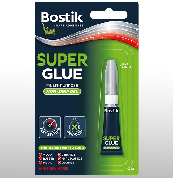 Bostik Super Glue Non-Drip Gel - 801036