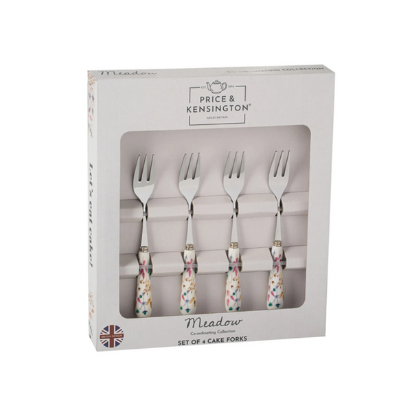 Price & Kensington Meadow Set Of 4 Cake Forks - 6441064