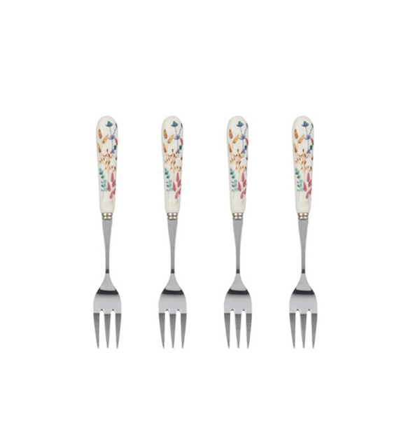 Price & Kensington Meadow Set Of 4 Cake Forks - 6441064