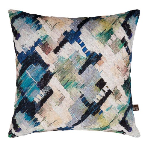 Scatter Box Axel 43x43cm Cushion, Blue/Green - 646313
