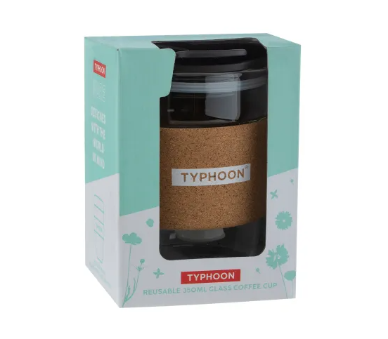 Typhoon Botanics 12oz Glass Coffee Mug - 6441068