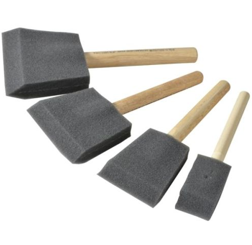 Rustins 4 Piece Foam Brush Set - 785100