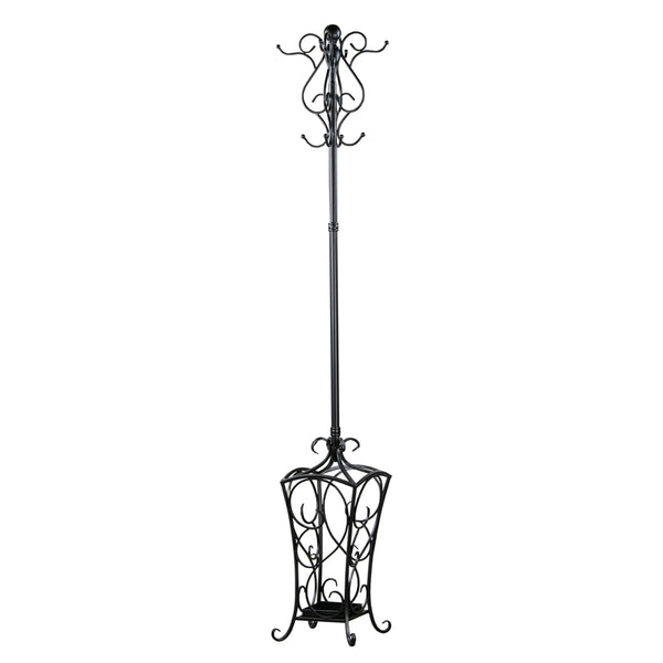 Rio Hat & Coat Stand Black
