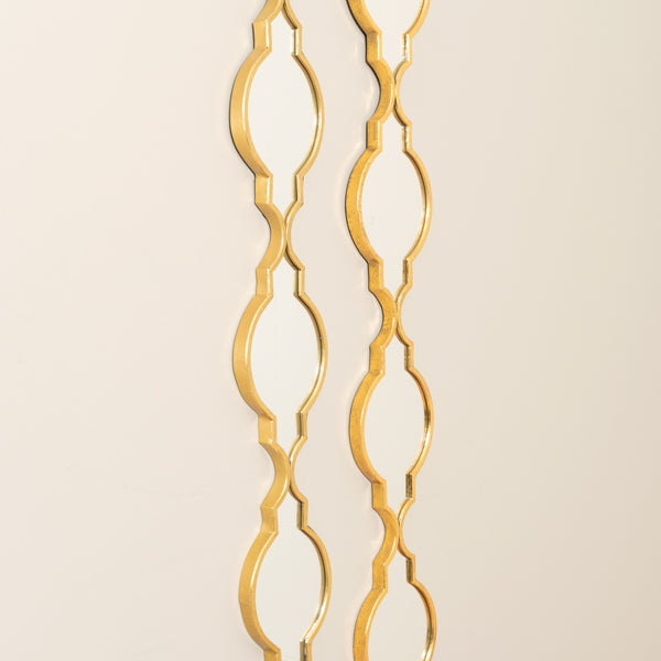 Gatsby Set of Two Mirror Slim Gold