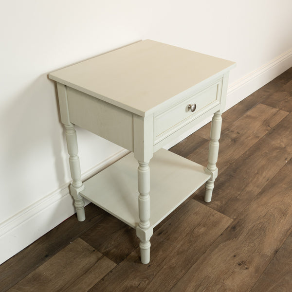 Lincoln 1 Drawer Accent Table Subtle Grey