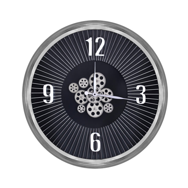 FEATURE GEARS CLOCK CHAMPAGNE 80CM