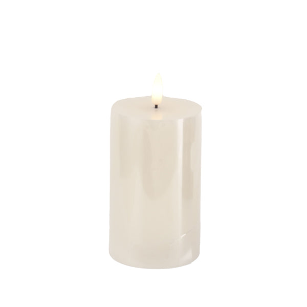 3D FLAME LED CANDLE W/6HR TIMER IVORY 13CM