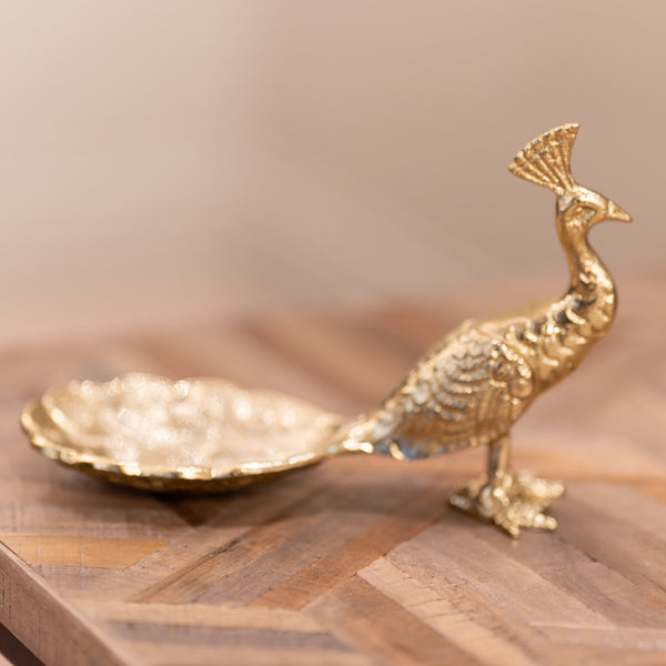 Peacock Figure Gold