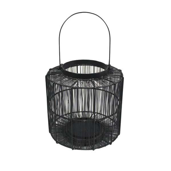 Meera Wire Lantern Black Medium