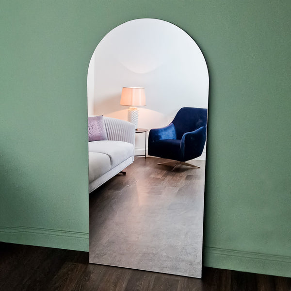 Frameless Arch Leaner Mirror 170 X 80CM