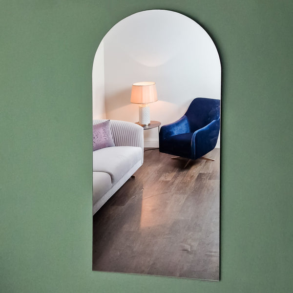 Frameless Arch Leaner Mirror 170 X 80CM