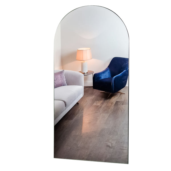 Frameless Arch Leaner Mirror 170 X 80CM