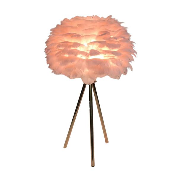 Tara Lane Pink Feather Lamp - 631634