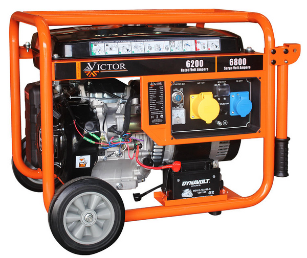 VICTOR Petrol Powered Generator (6.8KVA) - 566200