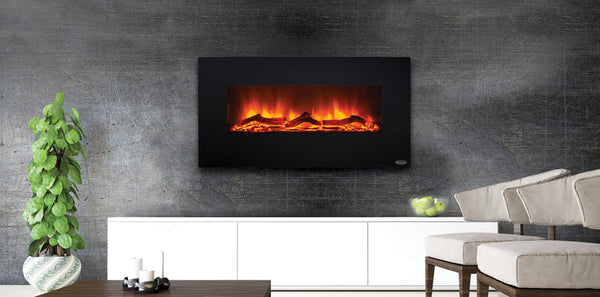 Stanley Argon 110cm Wall Hung Electric Fire - 647311