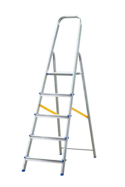 Buildworx 5 Tread Aluminium Step Ladder - 730002