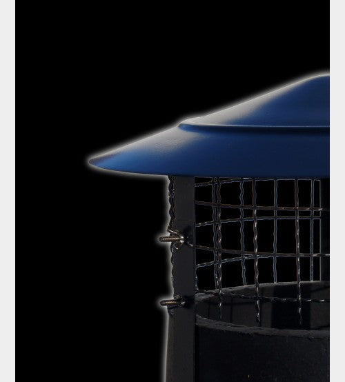 Anti Bird / Anti Rain Chimney Cowl Black - 420704