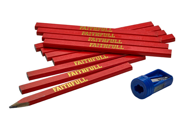 Faithful 12 Medium Carpenter's Pencils