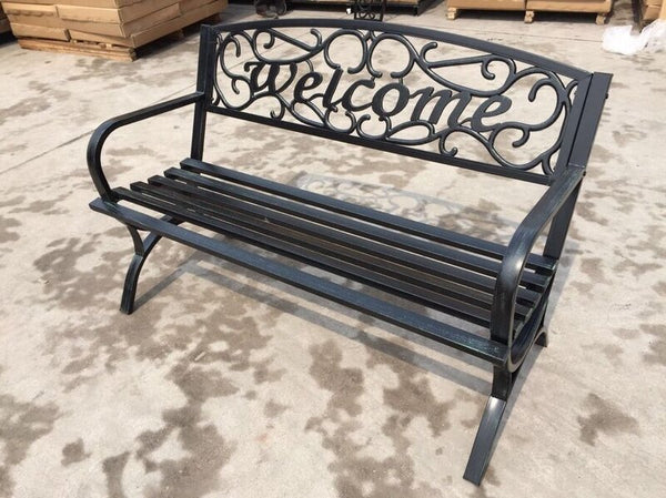 Homevalue Metal Welcome Bench - 391468