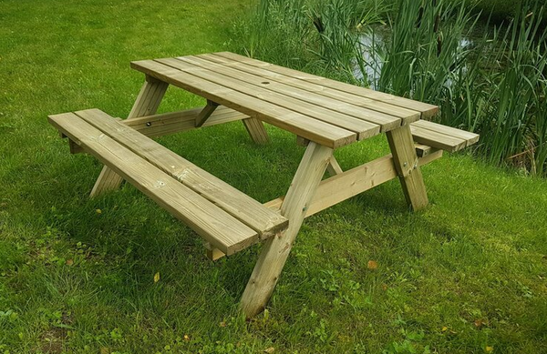 Doolin Six Seater Picnic Bench - 396054