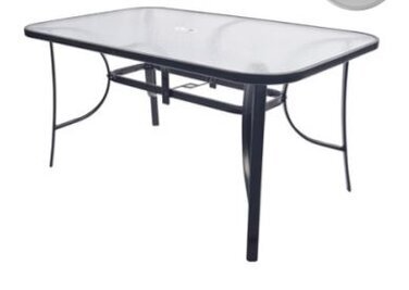 Outdoor Tempered Glass Table - 391117