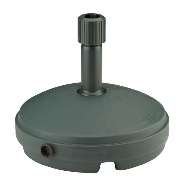 Garden Parasol Base Green/Black 7Litre - 3903982