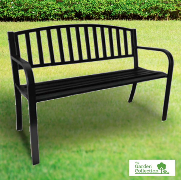 Homevalue Black Metal Bench - 396523