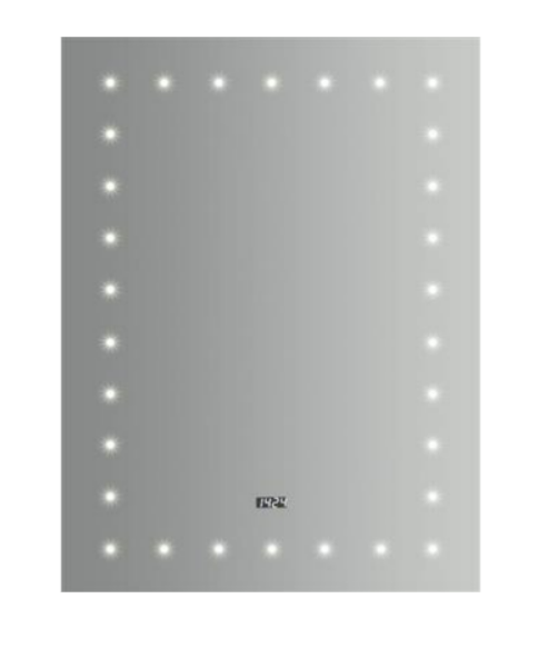 Tema Lismore LED Mirror C/W Clock - 350114