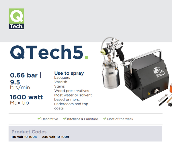 QTech5 5-Stage HVLP Turbine - 780212