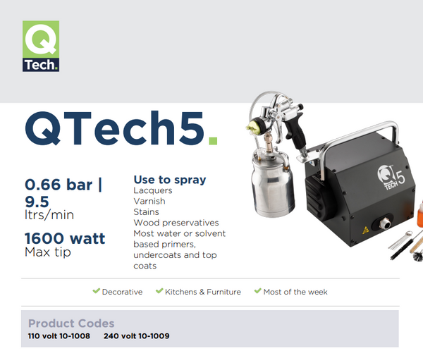 QTech - QTech5 5-Stage HVLP Turbine