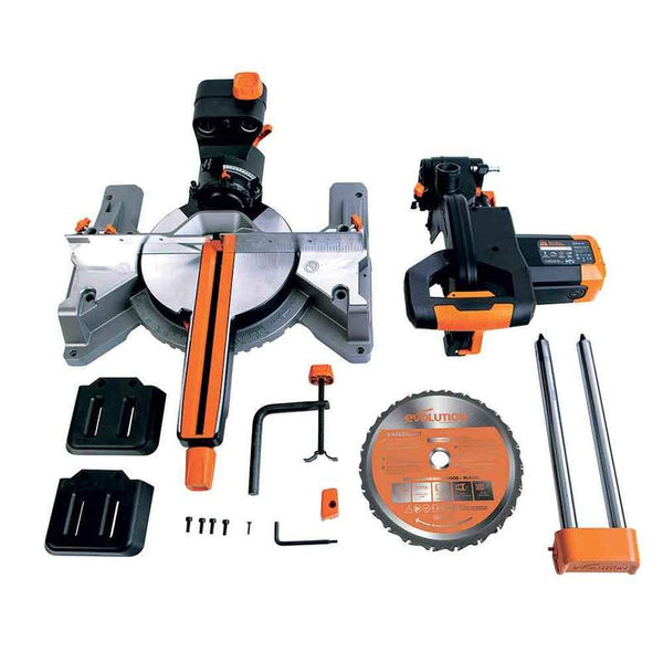 Evolution 2000W 240V 255mm Sliding Mitre Saw - 561040