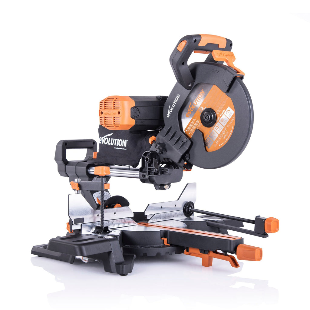Evolution 2000w 240v 255mm sliding mitre saw deals