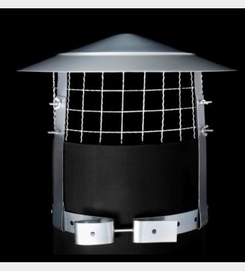 Anti Bird / Anti Rain Chimney Cowl Stainless Steel - 420704