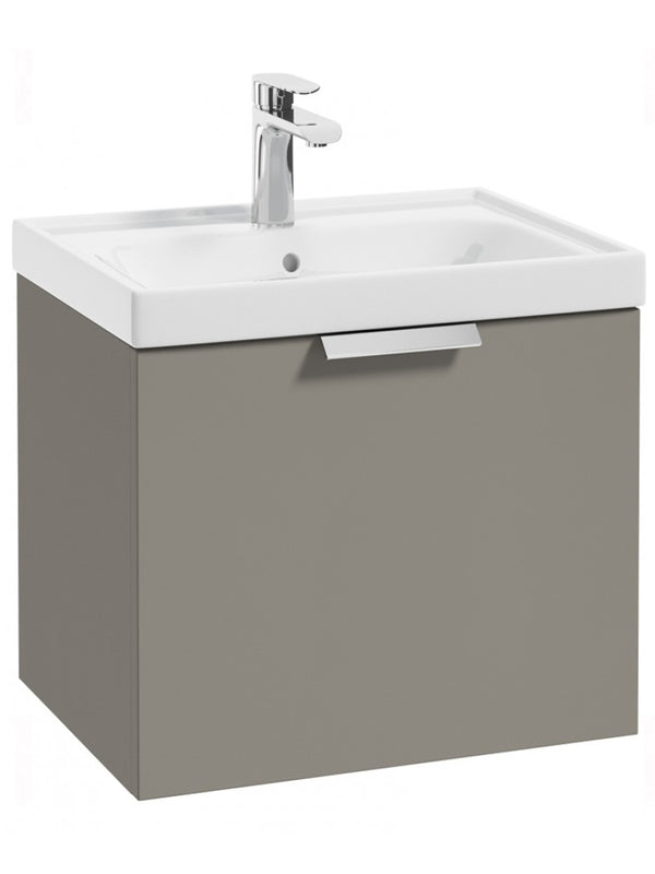 Stockholm Khaki Matt 50cm Wall Hung Vanity Unit - 351285