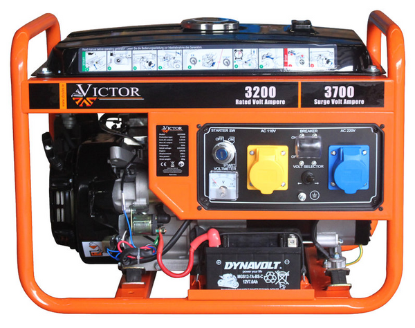 VICTOR Petrol Powered Generator (3.7KVA) - 563300