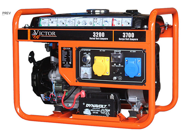 VICTOR Petrol Powered Generator (3.7KVA) - 563300